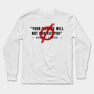 Resist Revolt Rebel Quote Long Sleeve T-Shirt